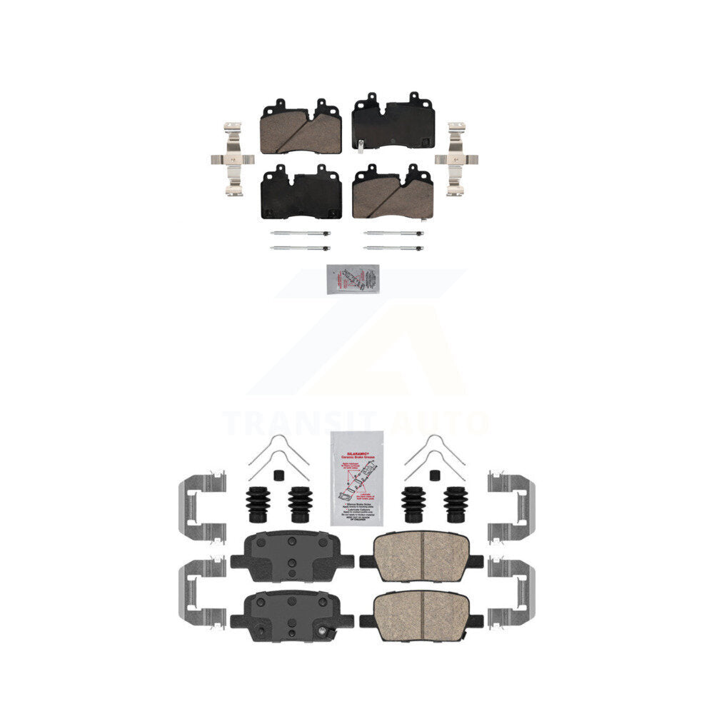 AmeriBRAKES KNF-101840 Disc Brake Pad for 2019-2020 Cadillac CT6 - Front and Rear