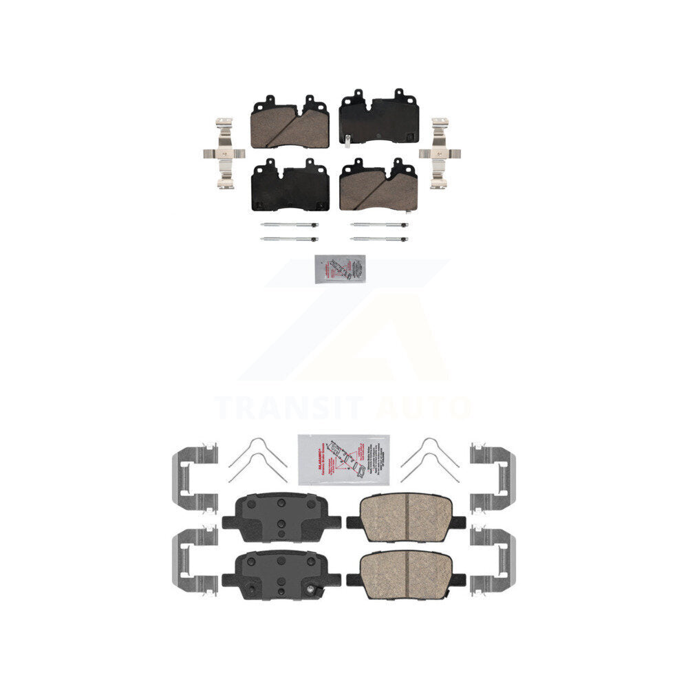AmeriBRAKES KNF-101841 Disc Brake Pad for 2019-2020 Cadillac CT6 - Front and Rear
