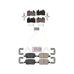 AmeriBRAKES KNF-101841 Disc Brake Pad for 2019-2020 Cadillac CT6 - Front and Rear