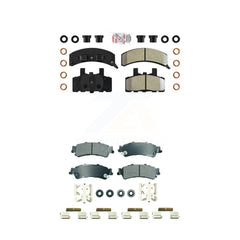AmeriBRAKES KNF-101844 Disc Brake Pad for 1993-2000 GMC Yukon, Cadillac 60 Special - Front and Rear