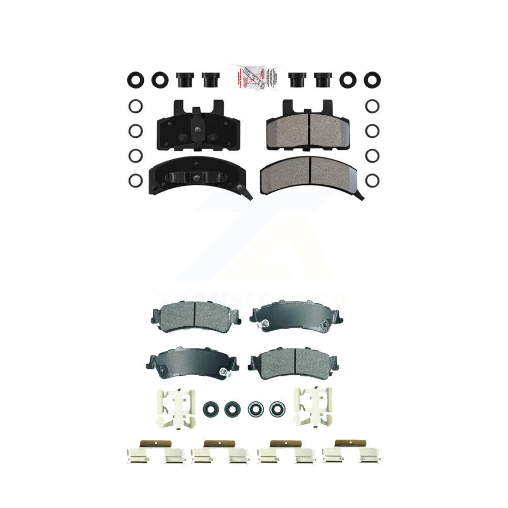 AmeriBRAKES KNF-101845 Disc Brake Pad for 1993-2000 GMC Yukon, Cadillac 60 Special - Front and Rear