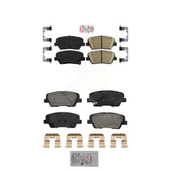 AmeriBRAKES KNF-101855 Disc Brake Pad for 2010-2016 Kia Sorento, Hyundai Santa Fe Sport, Hyundai Santa Fe - Front and Rear