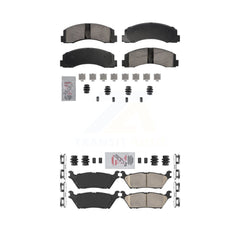 AmeriBRAKES KNF-101858 Disc Brake Pad for 2018-2021 Ford Expedition, Ford F-150, Lincoln Navigator - Front and Rear