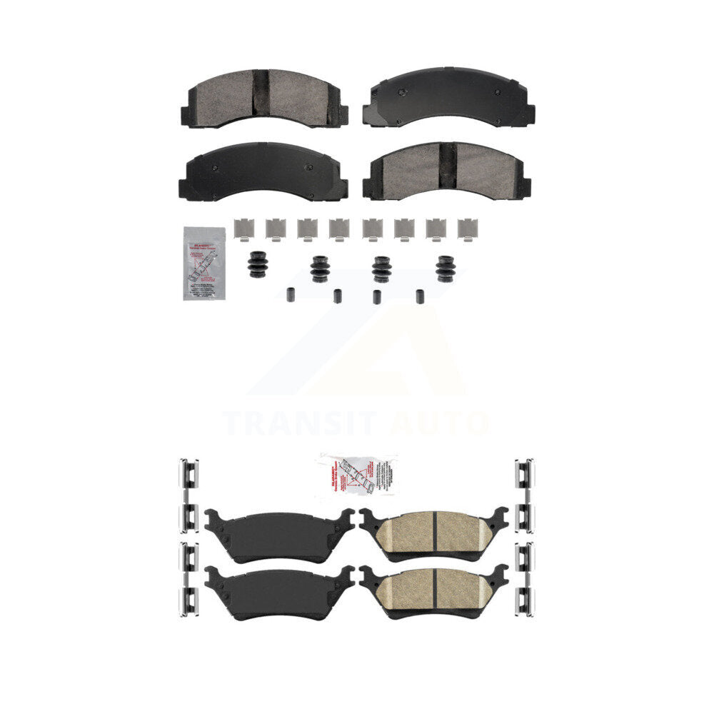 AmeriBRAKES KNF-101860 Disc Brake Pad for 2018-2020 Ford F-150 - Front and Rear