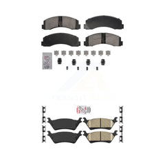 AmeriBRAKES KNF-101860 Disc Brake Pad for 2018-2020 Ford F-150 - Front and Rear