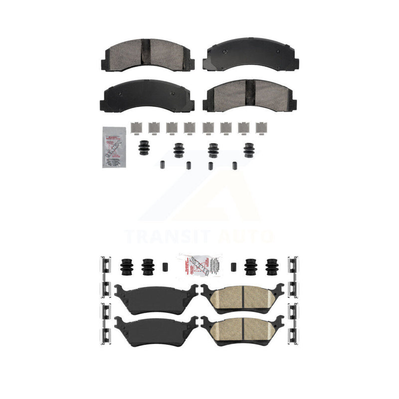 AmeriBRAKES KNF-101861 Disc Brake Pad for 2018-2020 Ford F-150 - Front and Rear