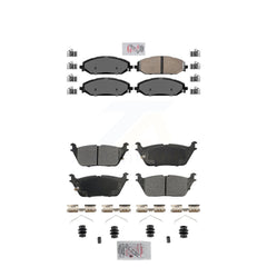 AmeriBRAKES KNF-101867 Disc Brake Pad for 2019-2024 Jeep Grand Wagoneer L, Jeep Wagoneer L and More - Front and Rear