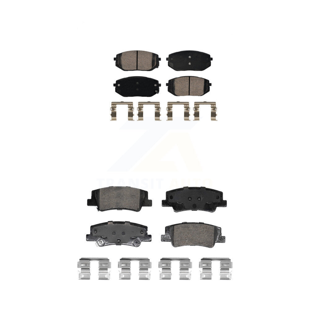 AmeriBRAKES KNF-101868 Disc Brake Pad for 2022-2025 Kia Sportage, Hyundai Tucson - Front and Rear