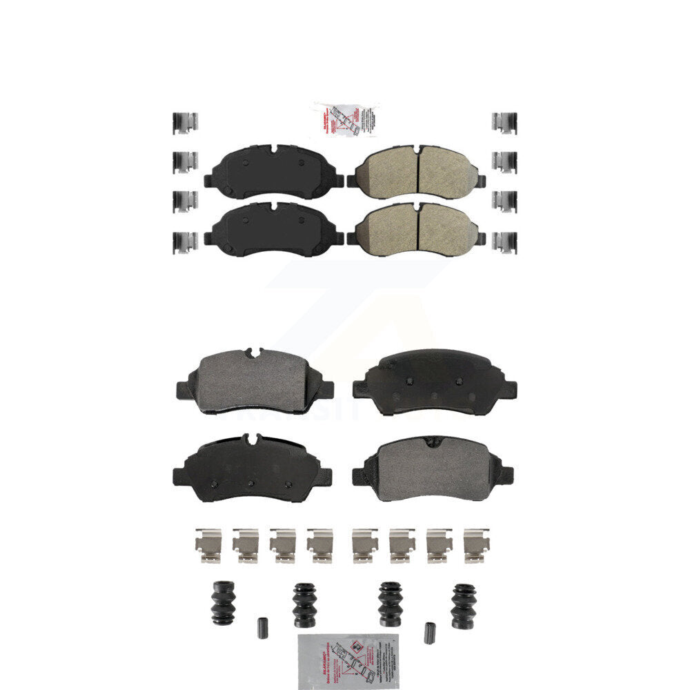AmeriBRAKES KNF-101871 Disc Brake Pad for 2015-2019 Ford Transit-250, Ford Transit-150 and More - Front and Rear