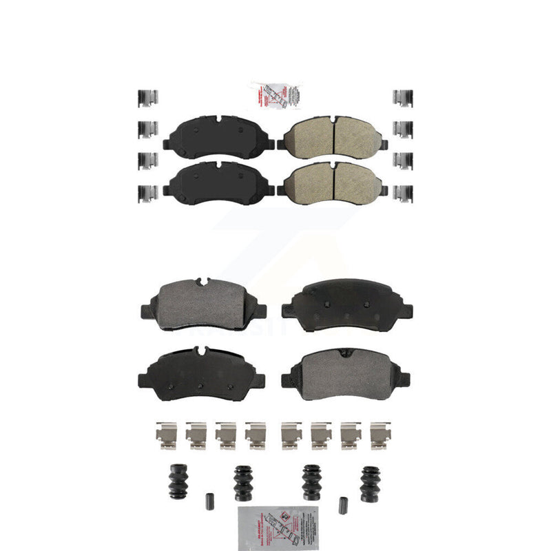 AmeriBRAKES KNF-101871 Disc Brake Pad for 2015-2019 Ford Transit-250, Ford Transit-150 and More - Front and Rear