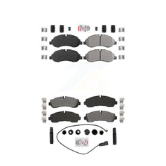 AmeriBRAKES KNF-101875 Disc Brake Pad for 2020 Ford Transit-350 - Front and Rear