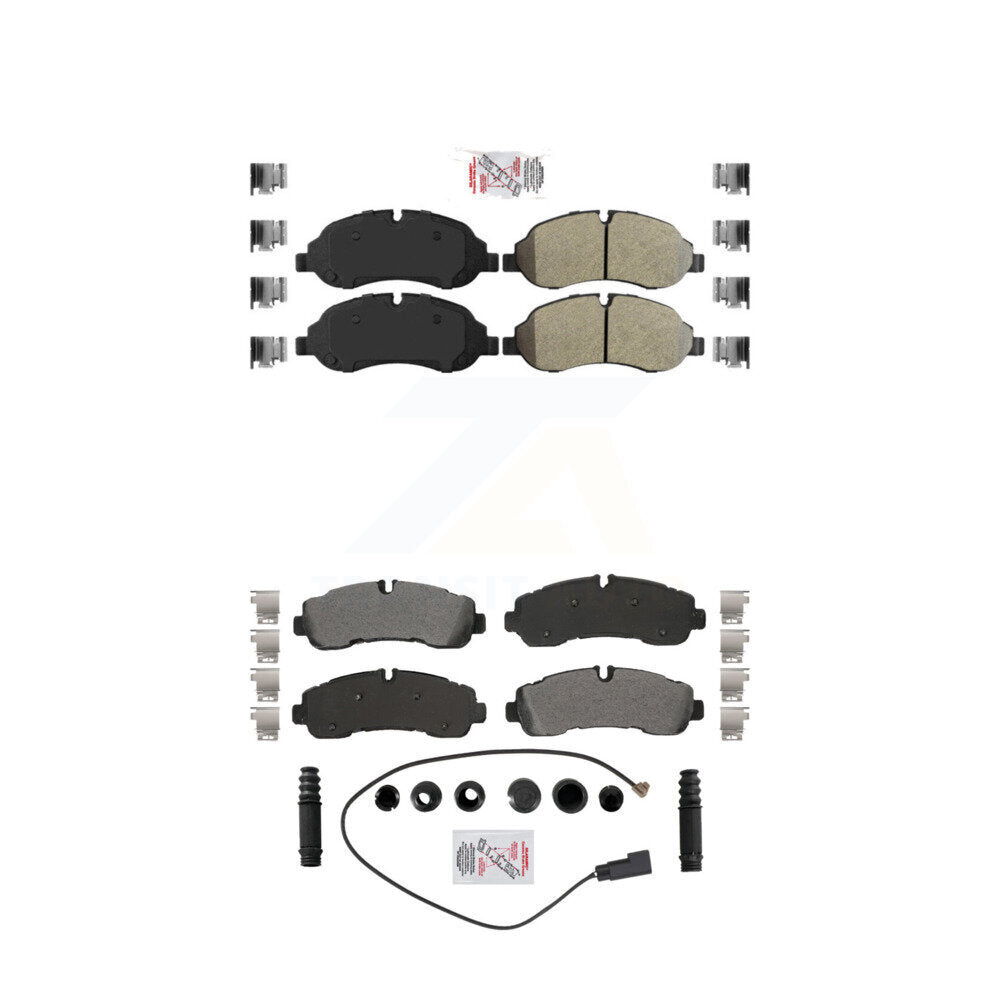 AmeriBRAKES KNF-101877 Disc Brake Pad for 2020 Ford Transit-350 - Front and Rear