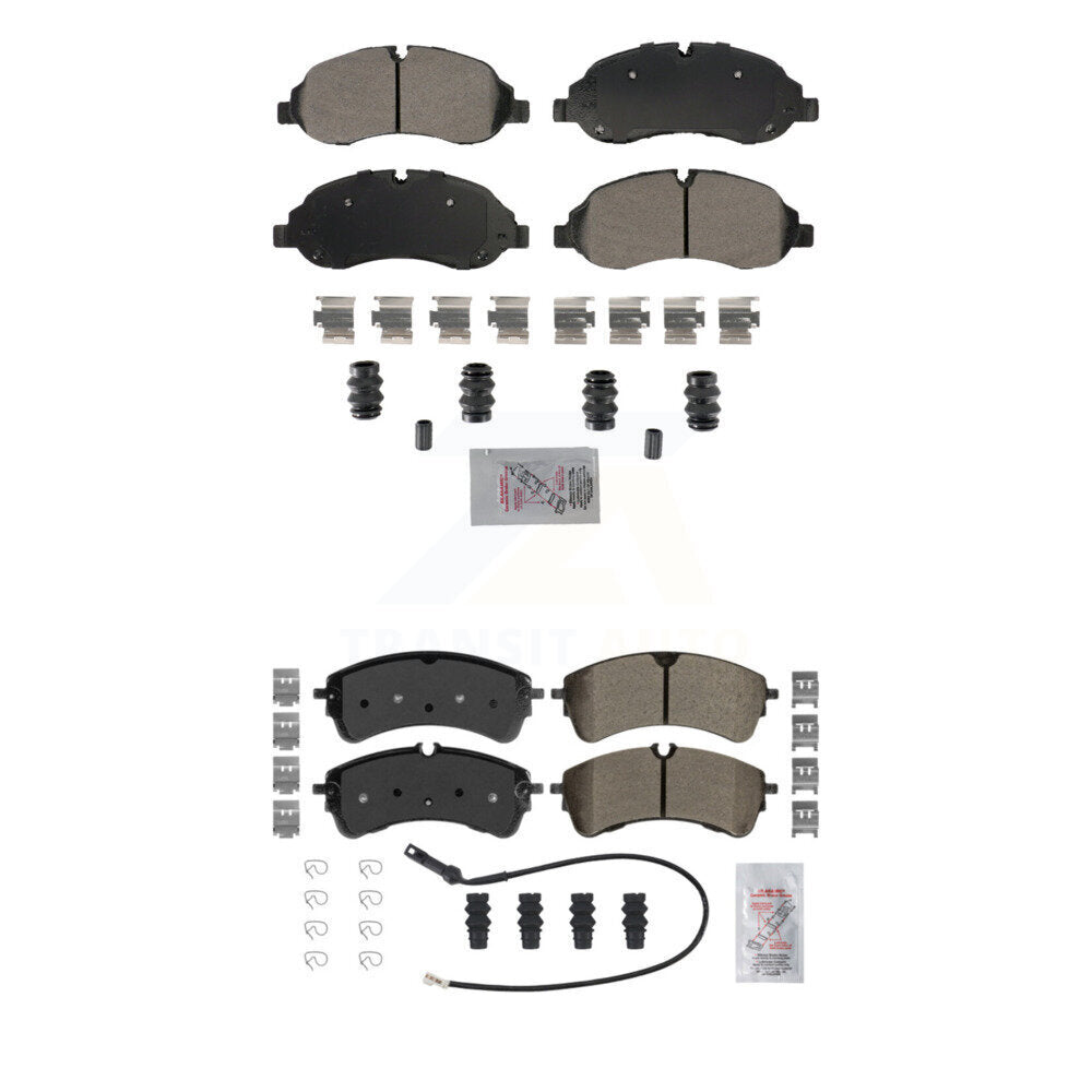 AmeriBRAKES KNF-101879 Disc Brake Pad for 2020-2023 Ford Transit-350 HD, Ford Transit-150 and More - Front and Rear