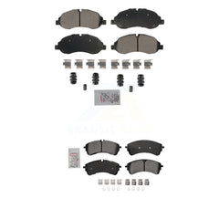 AmeriBRAKES KNF-101880 Disc Brake Pad for 2020-2023 Ford Transit-350 HD, Ford Transit-150 and More - Front and Rear