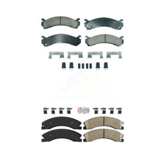 AmeriBRAKES KNF-101885 Disc Brake Pad for 2009-2020 Chevrolet Express 4500, Chevrolet Express 3500 and More - Front and Rear