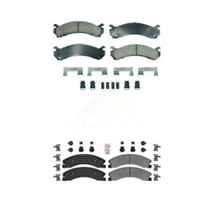 AmeriBRAKES KNF-101886 Disc Brake Pad for 2009-2020 Chevrolet Express 4500, Chevrolet Express 3500 and More - Front and Rear