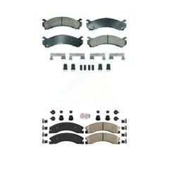 AmeriBRAKES KNF-101887 Disc Brake Pad for 2009-2020 Chevrolet Express 4500, Chevrolet Express 3500 and More - Front and Rear
