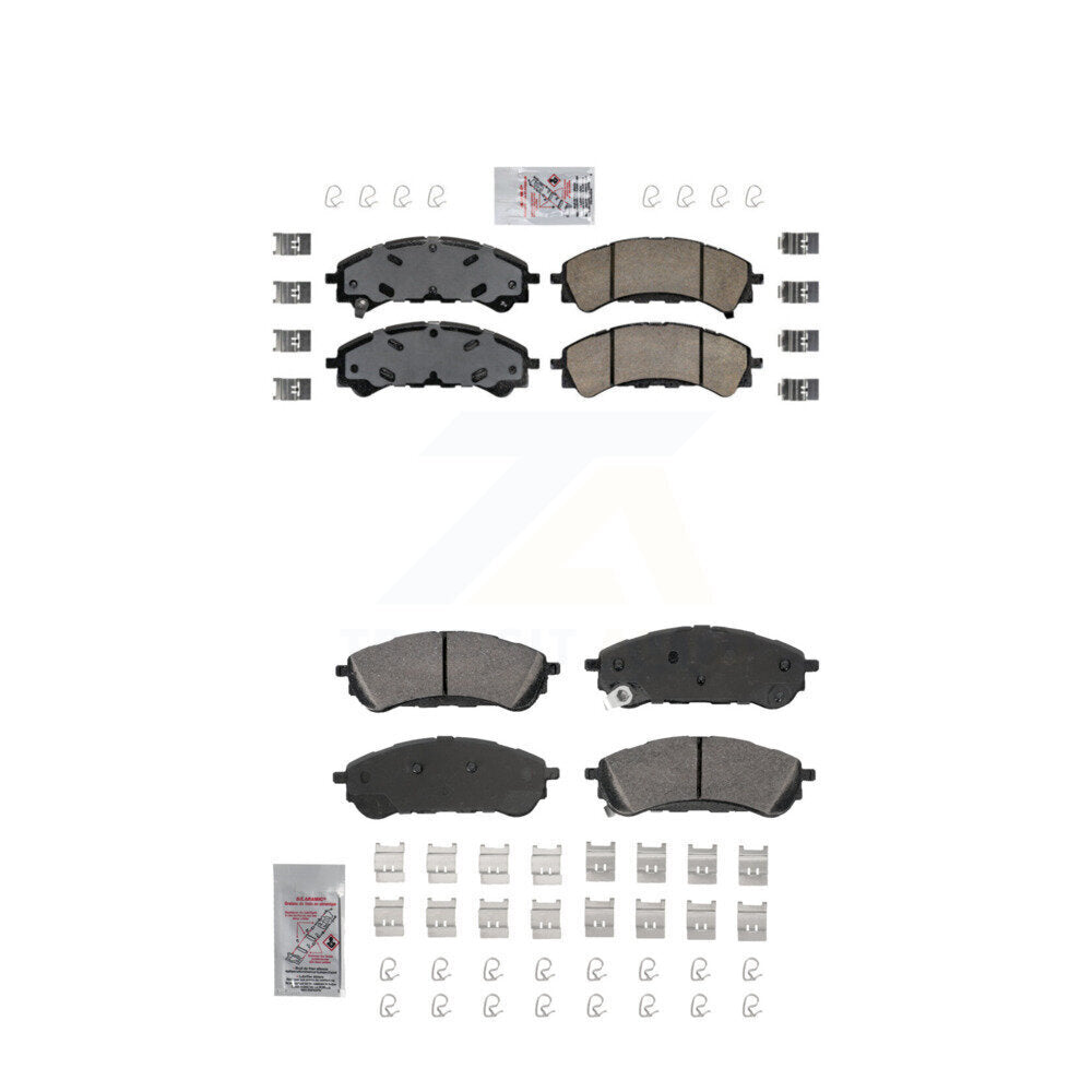 AmeriBRAKES KNF-101896 Disc Brake Pad for 2019-2023 Ford Ranger - Front and Rear
