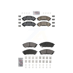 AmeriBRAKES KNF-101896 Disc Brake Pad for 2019-2023 Ford Ranger - Front and Rear