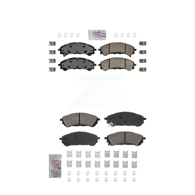 AmeriBRAKES KNF-101896 Disc Brake Pad for 2019-2023 Ford Ranger - Front and Rear