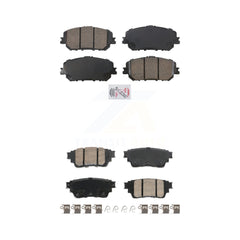 AmeriBRAKES KNF-101897 Disc Brake Pad for 2021-2023 Nissan Rogue - Front and Rear