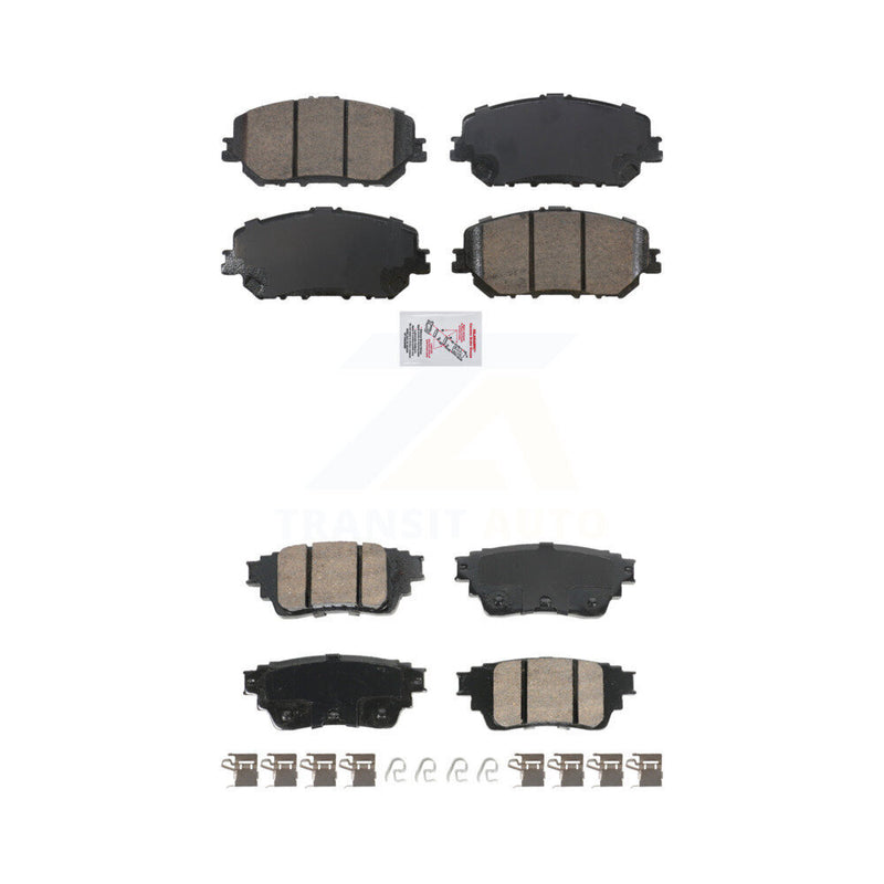 AmeriBRAKES KNF-101897 Disc Brake Pad for 2021-2023 Nissan Rogue - Front and Rear