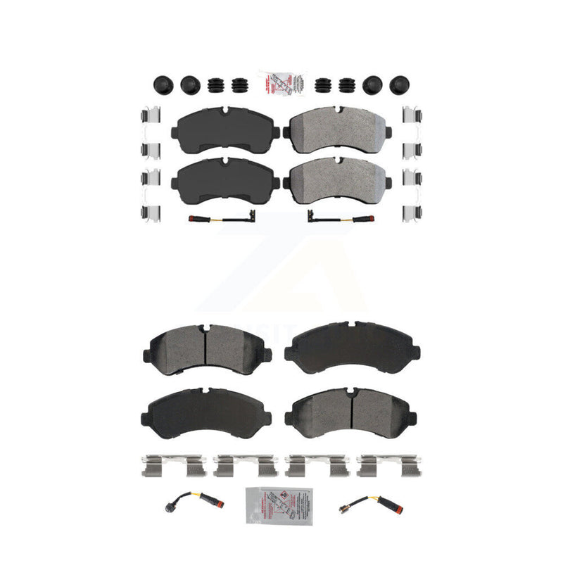 AmeriBRAKES KNF-101908 Disc Brake Pad for 2019-2023 Mercedes-Benz Sprinter 3500, Mercedes-Benz Sprinter 3500XD and More - Front and Rear