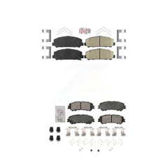 AmeriBRAKES KNF-101909 Disc Brake Pad for 2017-2023 Nissan TITAN - Front and Rear