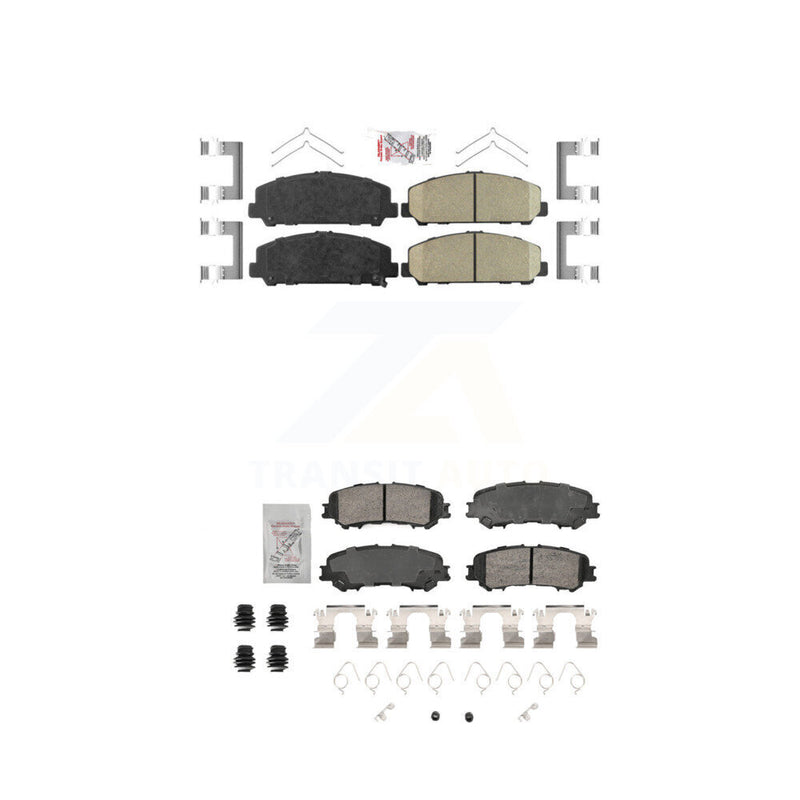 AmeriBRAKES KNF-101909 Disc Brake Pad for 2017-2023 Nissan TITAN - Front and Rear