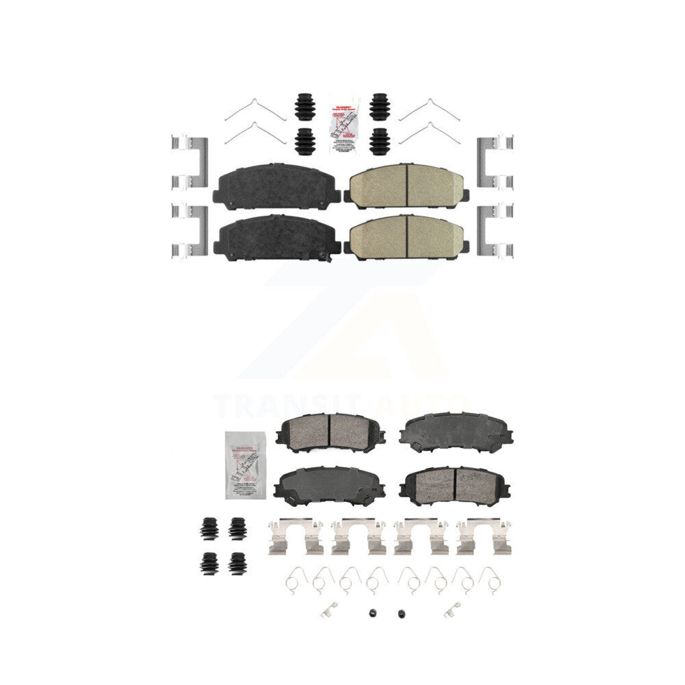 AmeriBRAKES KNF-101910 Disc Brake Pad for 2017-2023 Nissan TITAN - Front and Rear