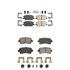 AmeriBRAKES KNF-101911 Disc Brake Pad for 2016 Chevrolet Malibu - Front and Rear