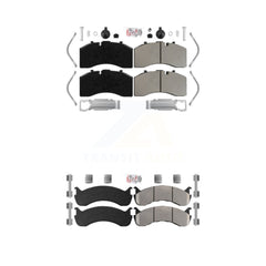 AmeriBRAKES KNF-101931 Disc Brake Pad for 2005-2017 Kenworth T370, Freightliner M2 106 - Front and Rear