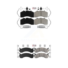 AmeriBRAKES KNF-101932 Disc Brake Pad for 2005-2017 Freightliner S2G, Kenworth T370 and More - Front and Rear