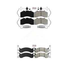 AmeriBRAKES KNF-101934 Disc Brake Pad for 2005-2017 Kenworth T370, Freightliner M2 106 - Front and Rear