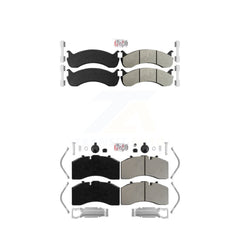 AmeriBRAKES KNF-101935 Disc Brake Pad for 2005-2017 Kenworth T370, Freightliner M2 106 - Front and Rear