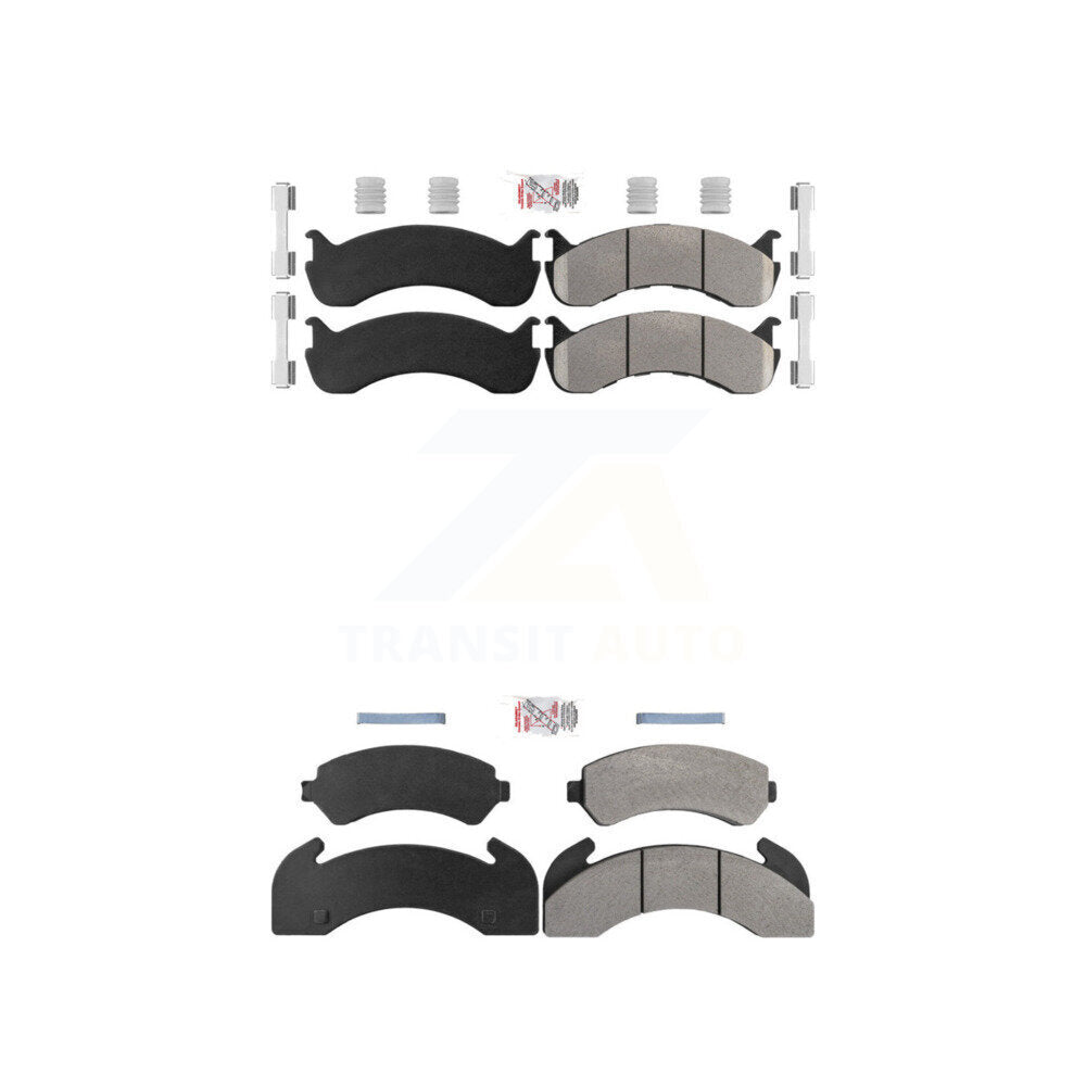 AmeriBRAKES KNF-101937 Disc Brake Pad for 1998-2003 Blue Bird TC2000 - Front and Rear