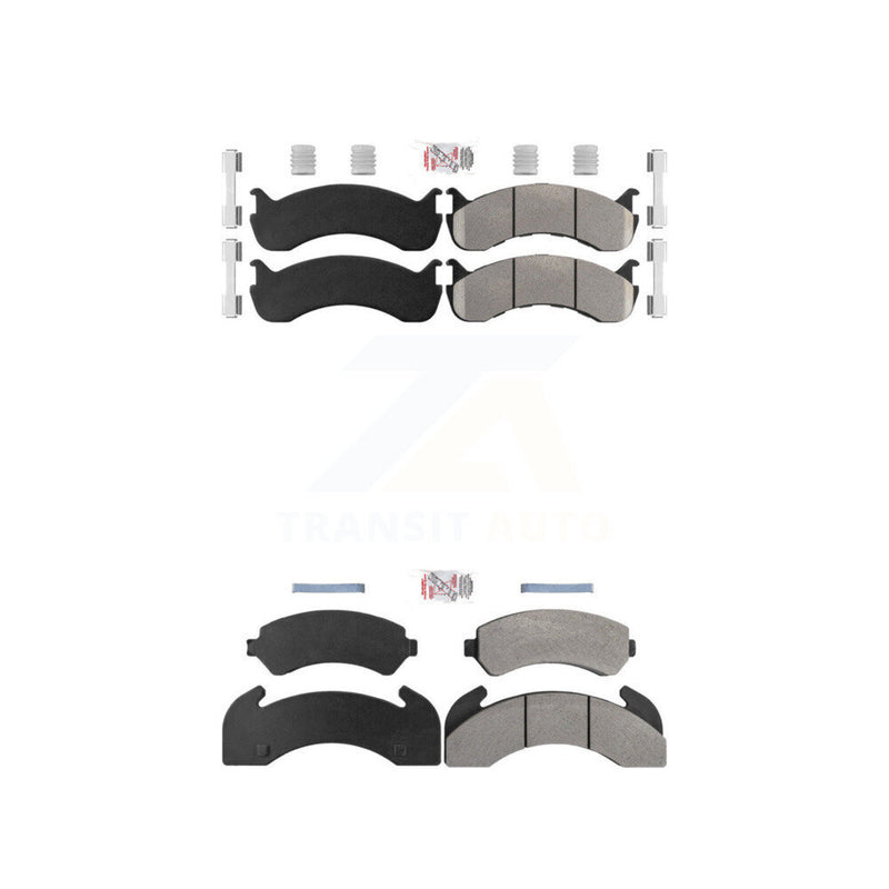 AmeriBRAKES KNF-101937 Disc Brake Pad for 1998-2003 Blue Bird TC2000 - Front and Rear
