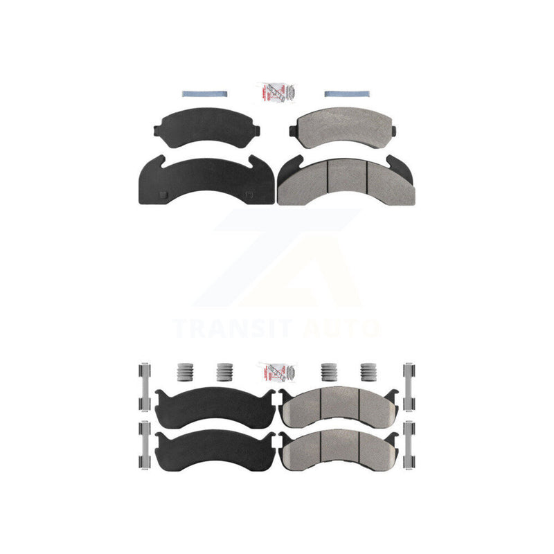 AmeriBRAKES KNF-101940 Disc Brake Pad for 1998-2003 Blue Bird TC2000 - Front and Rear