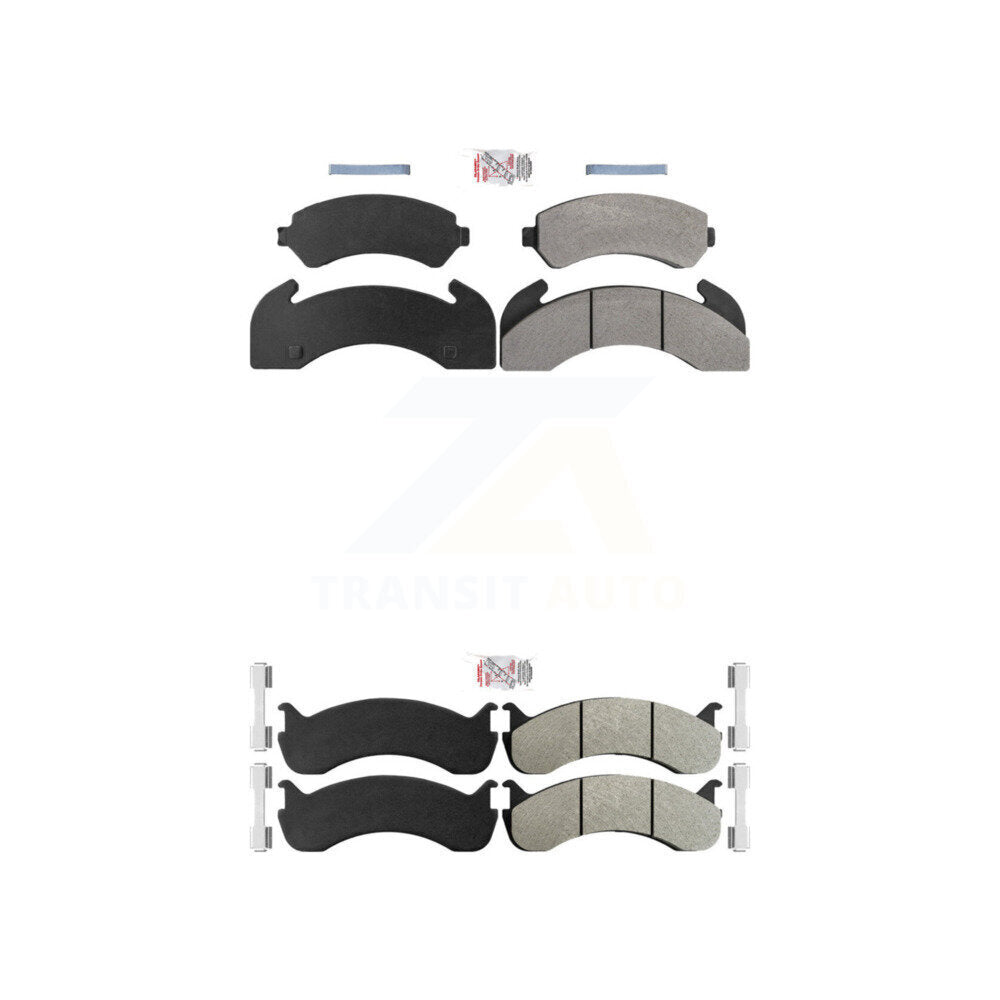 AmeriBRAKES KNF-101943 Disc Brake Pad for 1998-2003 Blue Bird TC2000 - Front and Rear