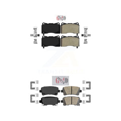 AmeriBRAKES KNF-101947 Disc Brake Pad for 2011-2016 Buick Regal, Saab 9-5 - Front and Rear