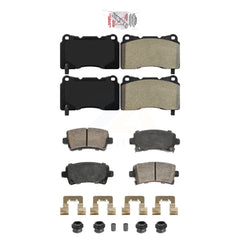 AmeriBRAKES KNF-101948 Disc Brake Pad for 2011-2016 Buick Regal, Saab 9-5 - Front and Rear