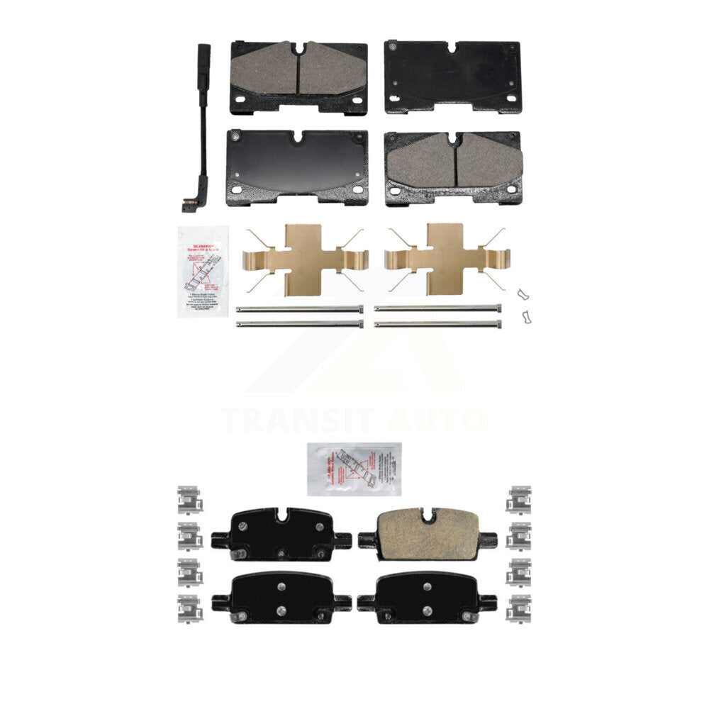 AmeriBRAKES KNF-101953 Disc Brake Pad for 2019-2024 Chevrolet Silverado 1500 LTD, GMC Sierra 1500 Limited and More - Front and Rear