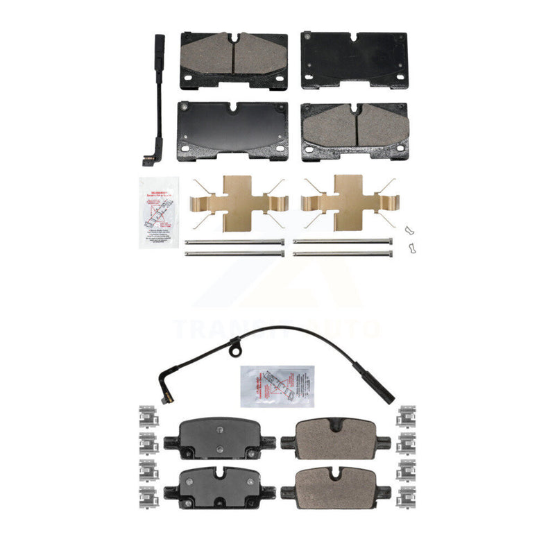 AmeriBRAKES KNF-101954 Disc Brake Pad for 2019-2024 Chevrolet Silverado 1500 LTD, GMC Sierra 1500 Limited and More - Front and Rear
