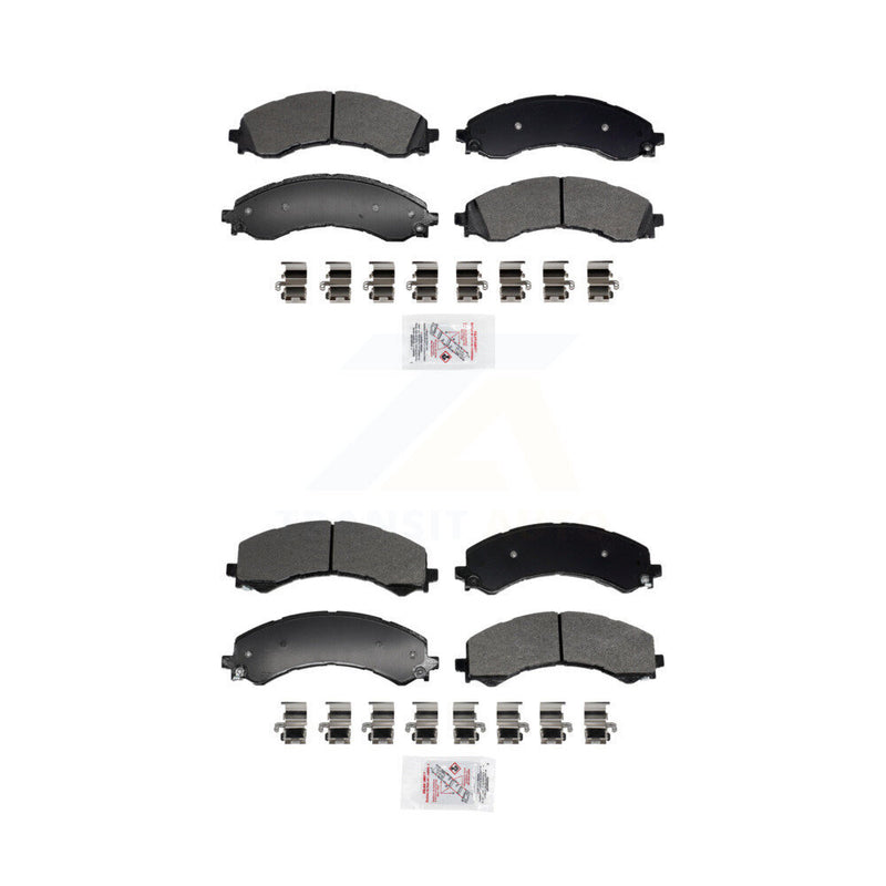 AmeriBRAKES KNF-101955 Disc Brake Pad for 2021-2024 Chevrolet Express 2500, Chevrolet Express 3500 and More - Front and Rear