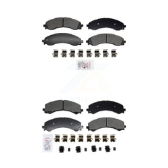 AmeriBRAKES KNF-101957 Disc Brake Pad for 2021-2024 Chevrolet Express 2500, Chevrolet Express 3500 and More - Front and Rear