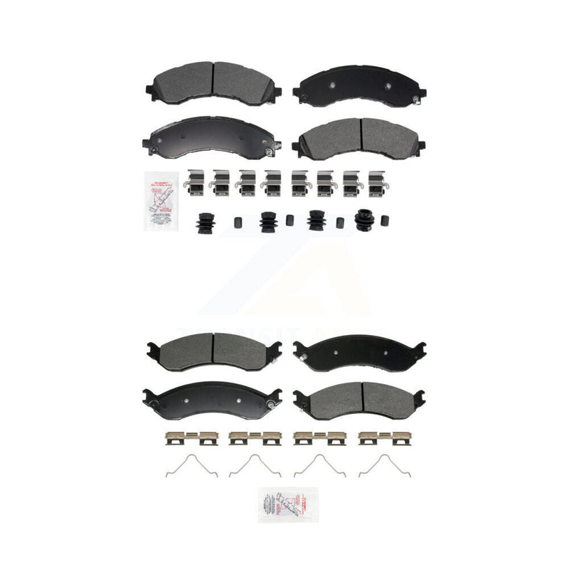 AmeriBRAKES KNF-101959 Disc Brake Pad for 2021-2024 Chevrolet Express 2500, Chevrolet Express 3500 and More - Front and Rear