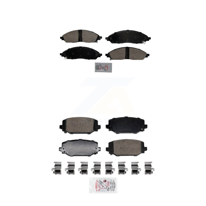 AmeriBRAKES KNF-101962 Disc Brake Pad for 2022-2023 Jeep Grand Cherokee L - Front and Rear