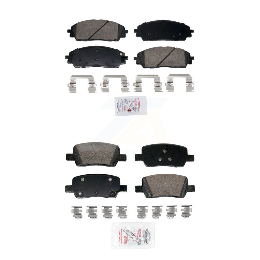 AmeriBRAKES KNF-101965 Disc Brake Pad for 2022-2023 Kia Carnival - Front and Rear