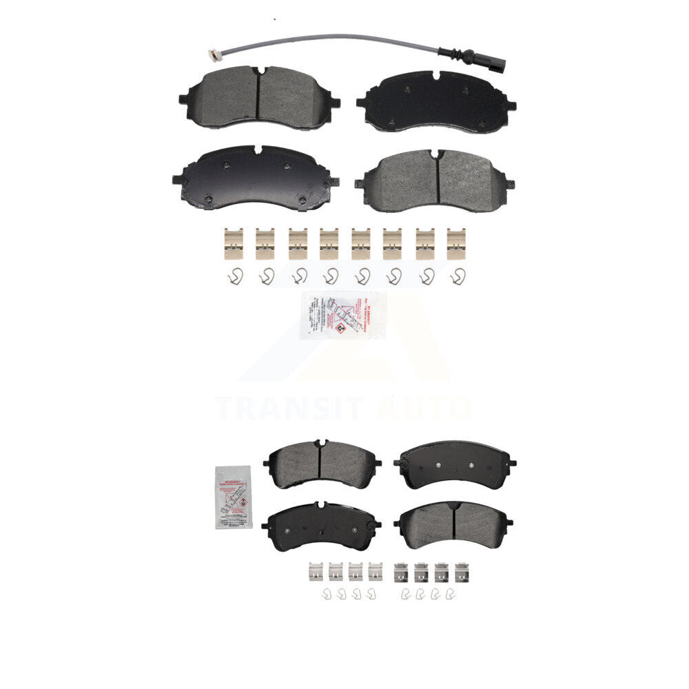 AmeriBRAKES KNF-101966 Disc Brake Pad for 2021-2023 Ford Transit-350, Ford Transit-150, Ford Transit-250 - Front and Rear