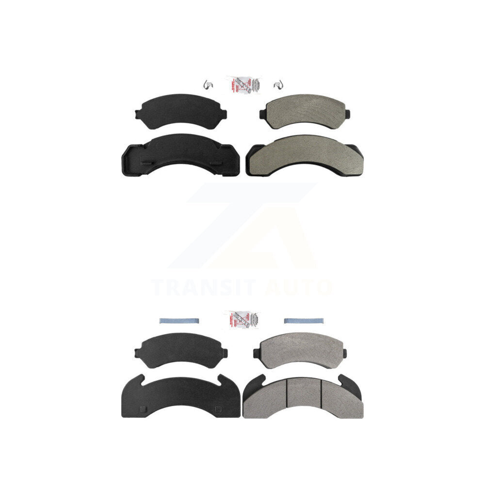 AmeriBRAKES KNF-101973 Disc Brake Pad for 1983-1997 International 1652UPS, International 1452SC and More - Front and Rear
